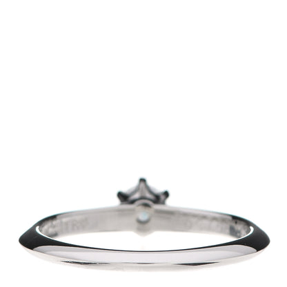 Tiffany Platinum Diamond .23ct Solitaire Engagement Ring 51 5.75 4 of 7
