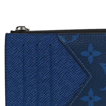 Louis Vuitton Monogram Taiga Coin Card Holder Cobalt 7 of 11