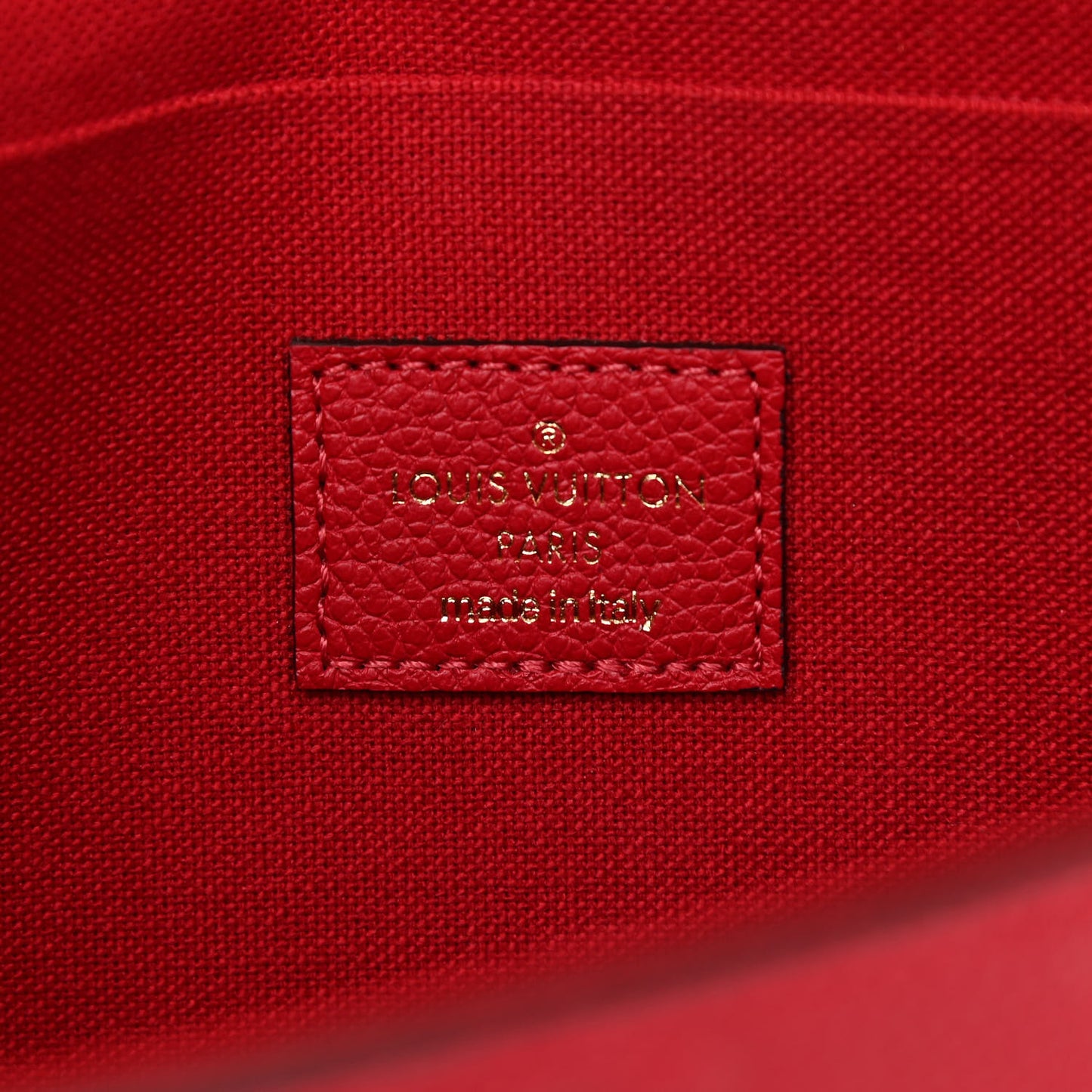 Empreinte Pochette Felicie Chain Wallet Scarlet