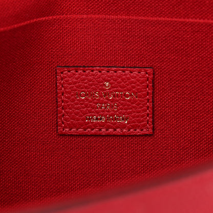 Louis Vuitton Empreinte Pochette Felicie Chain Wallet Scarlet 6 of 9