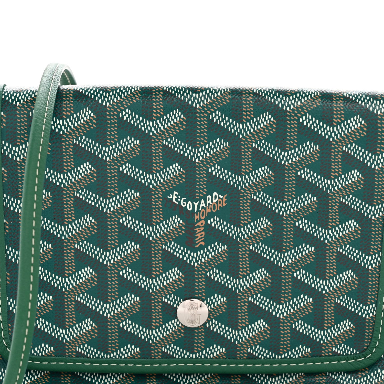 Goyard Goyardine Plumet Wallet Clutch Green 8 of 12