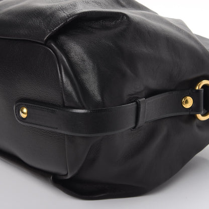 Prada Soft Calf Hobo Nero Black 10 of 10
