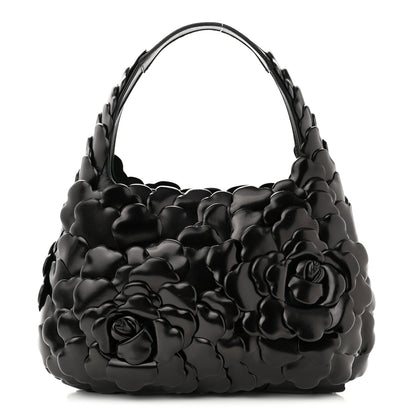 Valentino Garavani Nappa Atelier 03 Rose Edition Small Hobo Black 1 of 9