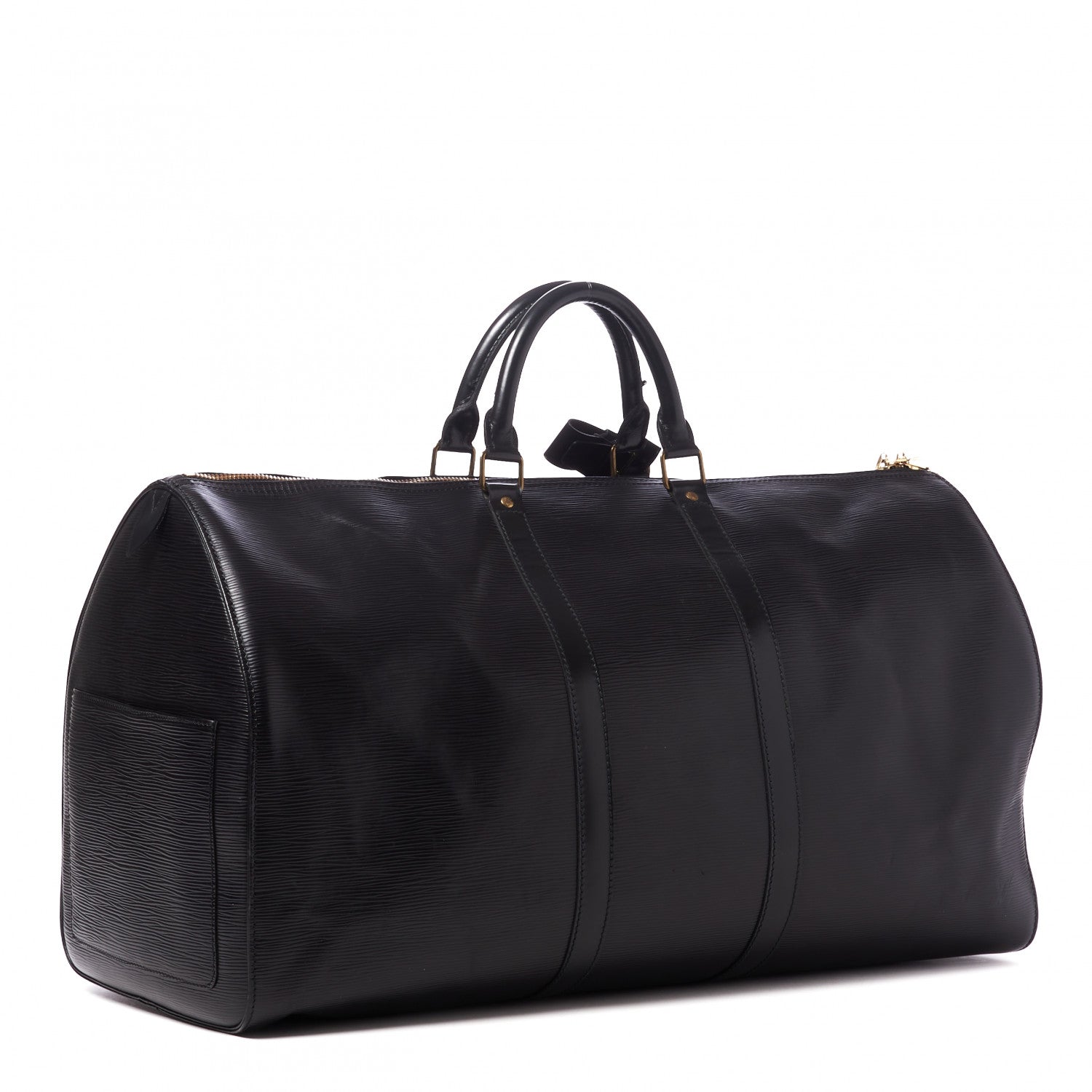 Louis Vuitton Epi Keepall 55 Black 2 of 10