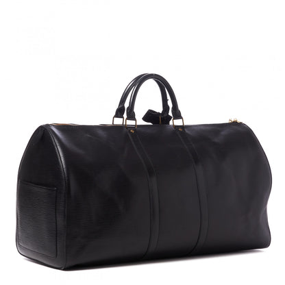 Louis Vuitton Epi Keepall 55 Black 2 of 10
