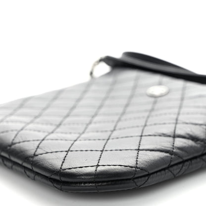 Chanel Aged Calfskin Quilted Crossbody Bag Black 9 of 9