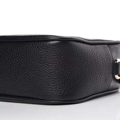 Gucci Pebbled Calfskin Small Soho Disco Bag Black 6 of 9