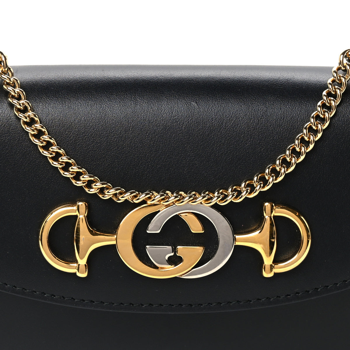 Smooth Calfskin Mini Zumi Shoulder Bag Black