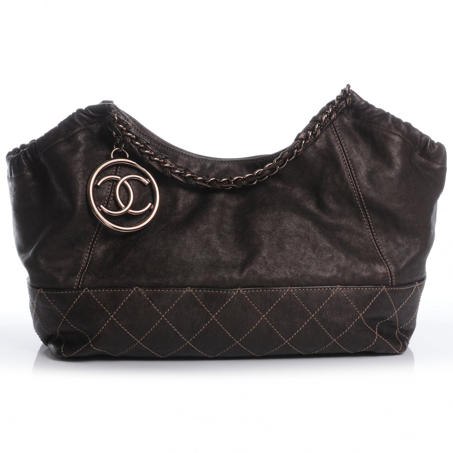 Calfskin Baby Coco Cabas Bronze