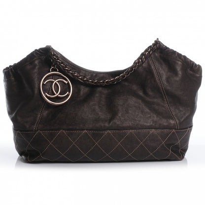 Chanel Calfskin Baby Coco Cabas Bronze 1 of 7