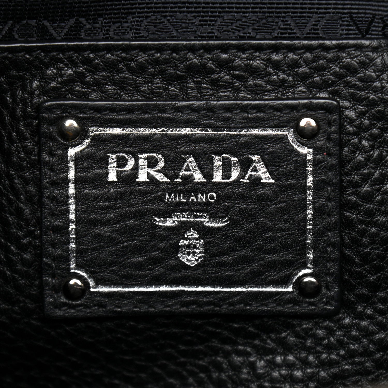 Prada Vitello Daino Hobo Black 5 of 9