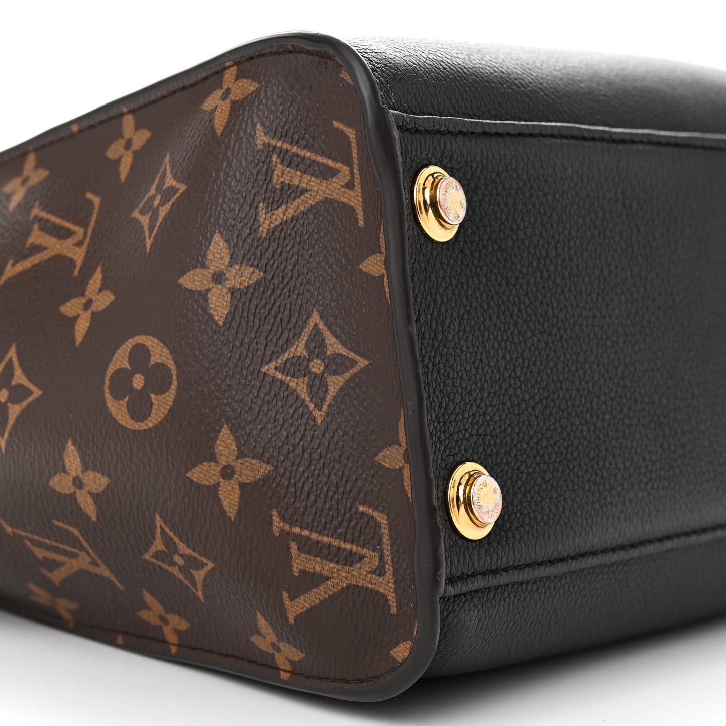 Calfskin Monogram On My Side Black