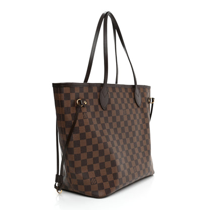 Louis Vuitton Damier Ebene Neo Neverfull MM Rose Ballerine 4 of 12