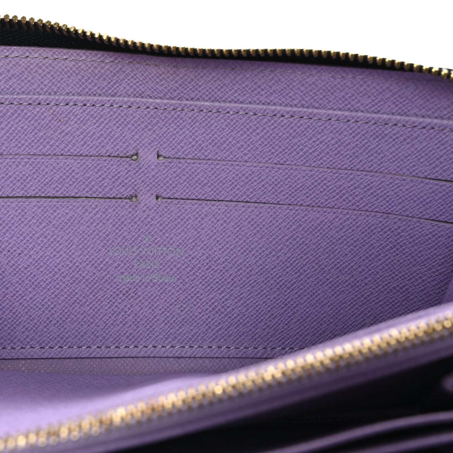 Monogram Multicolor Zippy Wallet Black Violet