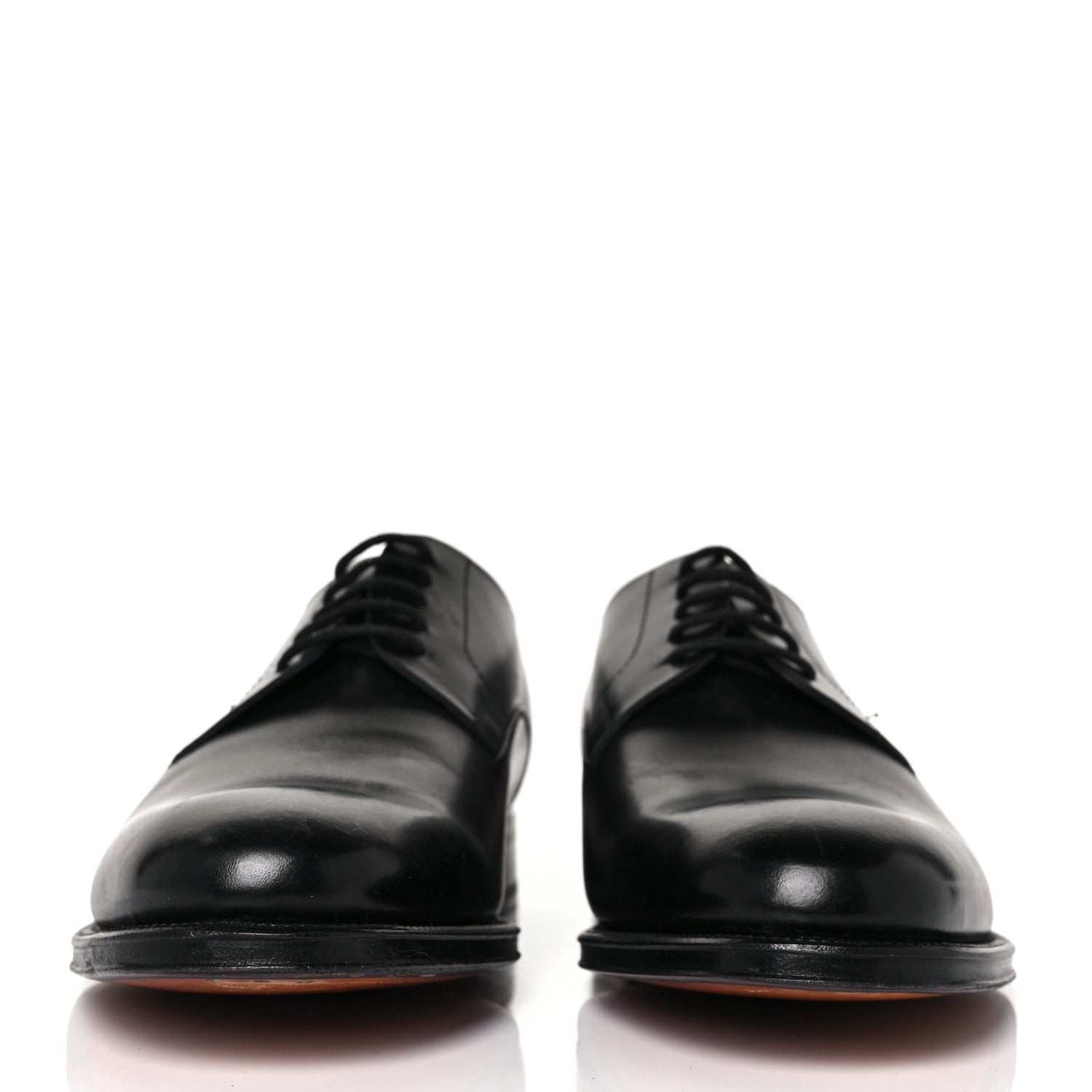 Valentino Garavani Calfskin Mens Derby Loafers 41 Black 3 of 8