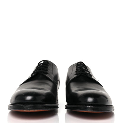 Valentino Garavani Calfskin Mens Derby Loafers 41 Black 3 of 8