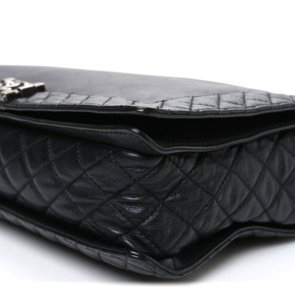 Chanel Calfskin Large Boy Reverso Flap Black 10 of 10