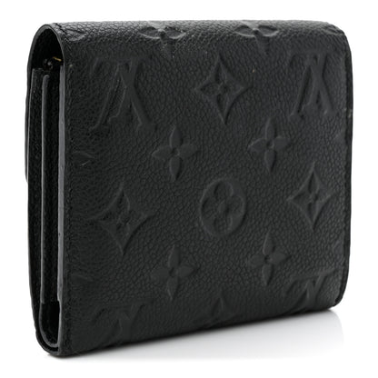 Louis Vuitton Empreinte Ariane Wallet Black 3 of 9