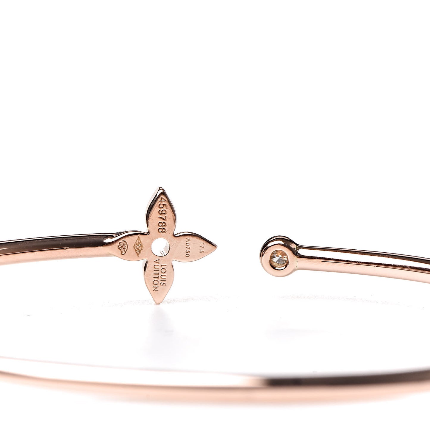 18K Pink Gold Diamond Idylle Blossom Twist Bracelet