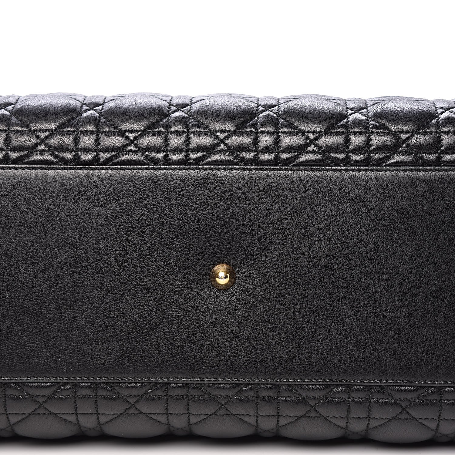 Christian Dior Lambskin Cannage Large Dior Soft Shopping Tote Black 13 of 15