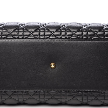 Christian Dior Lambskin Cannage Large Dior Soft Shopping Tote Black 13 of 15