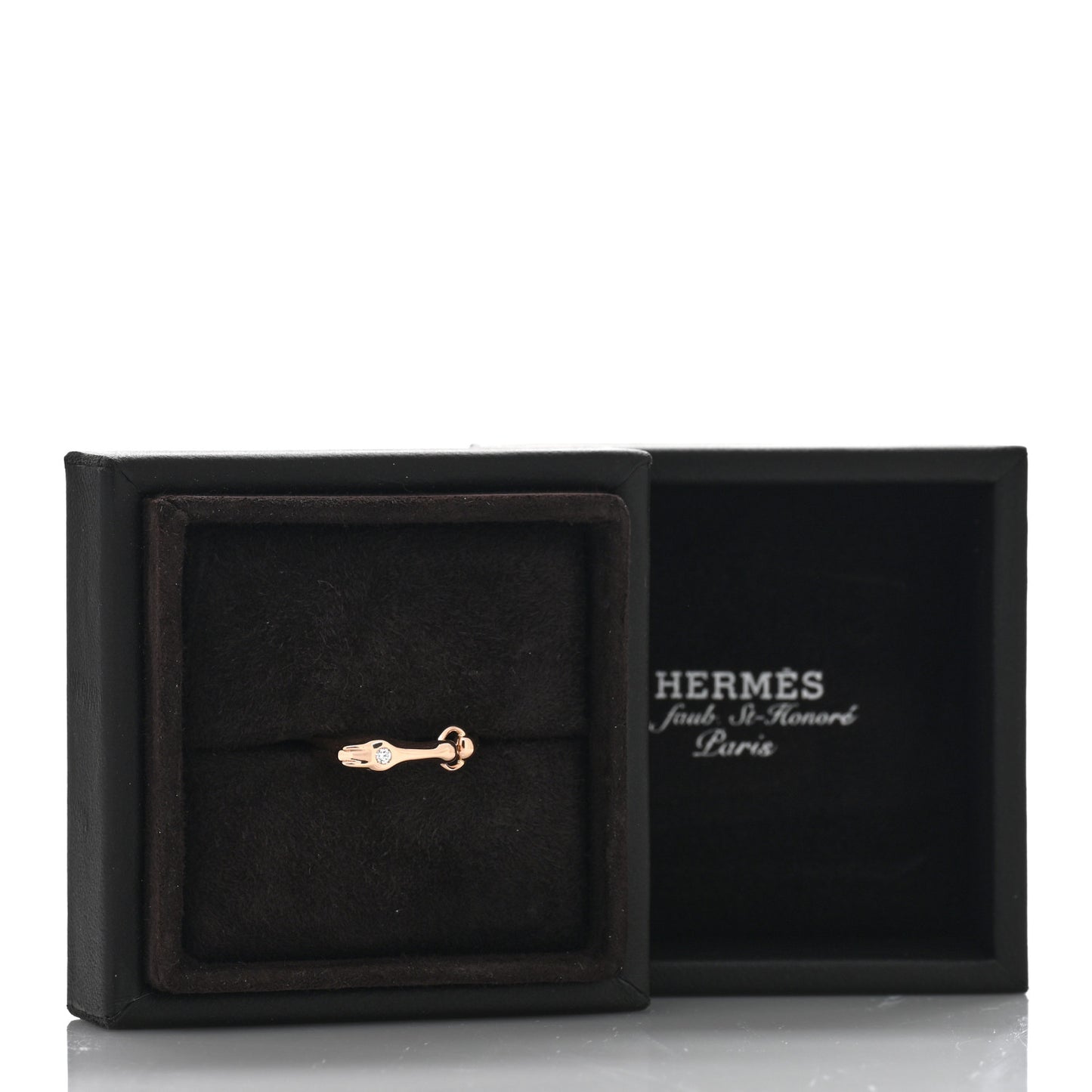 18K Rose Gold Diamond TPM Galop Ring 54 7