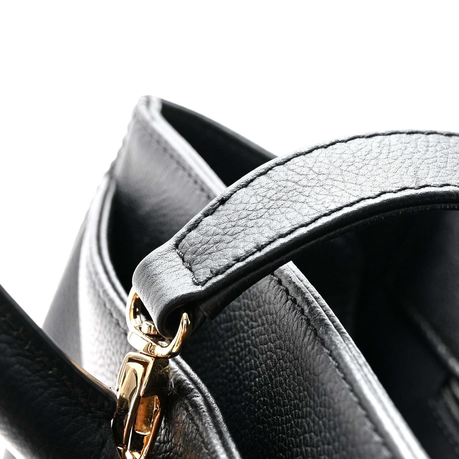 Chanel Calfskin Cerf Executive Shopper Tote Black 16 of 16