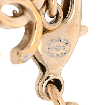 Chanel Metal Lambskin Crystal Sergeant Chanel Bracelet Gold 5 of 6