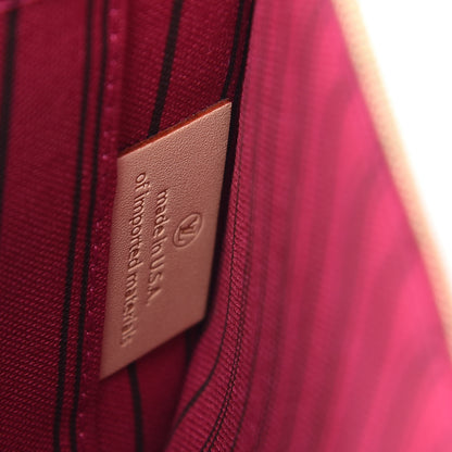 Louis Vuitton Monogram Neverfull MM GM Pochette Pivoine 7 of 8