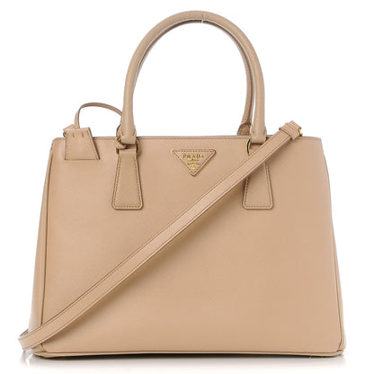 Prada Saffiano Lux Medium Tote Sabbia 1 of 9