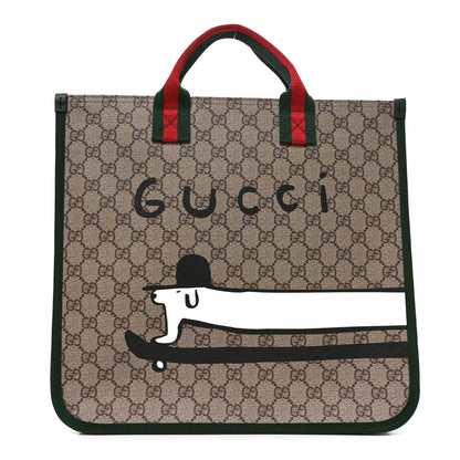 Gucci GG Supreme Monogram Dachshund Childrens Tote 1 of 10