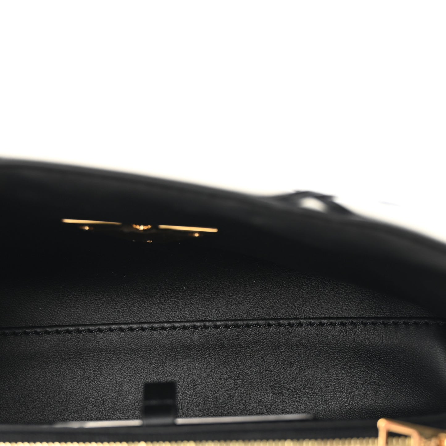 Lambskin Malletage Top Handle GO-14 MM White Black