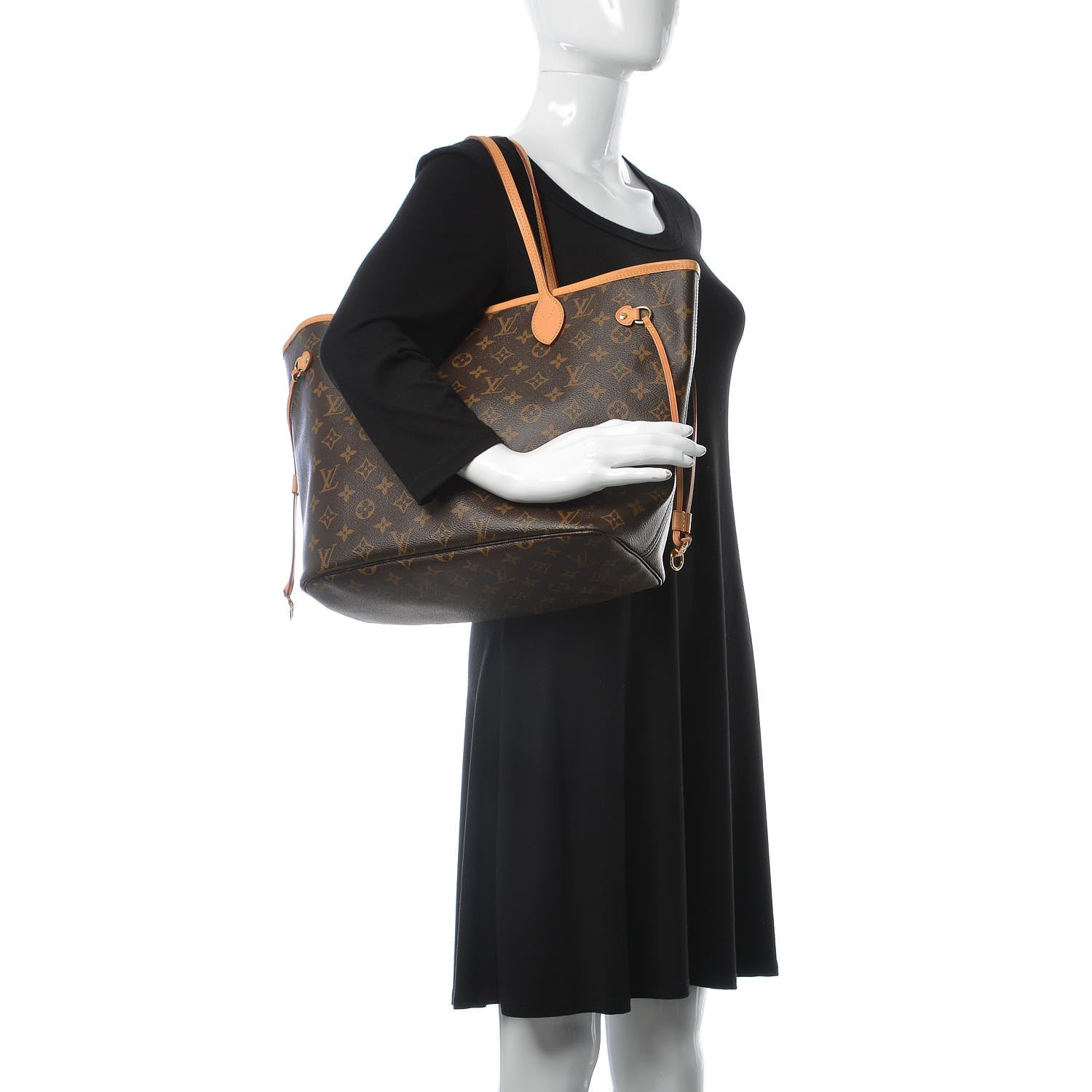 Louis Vuitton Monogram Neo Neverfull MM Rose Ballerine 2 of 13