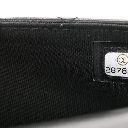 Chanel Lambskin Quilted Phone Chain Clutch Waist Bag Black 8 of 12
