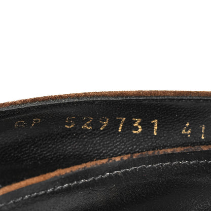 Saint Laurent Suede Zoe 85 Pumps 41 Caramel 8 of 10