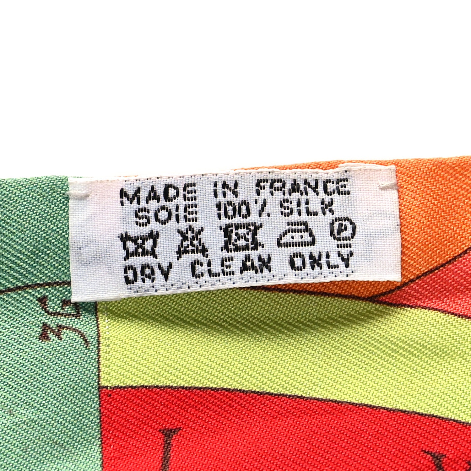 Hermes Silk Astrologie Nouvelle Twilly Rose Corail Vert Fluo 4 of 4