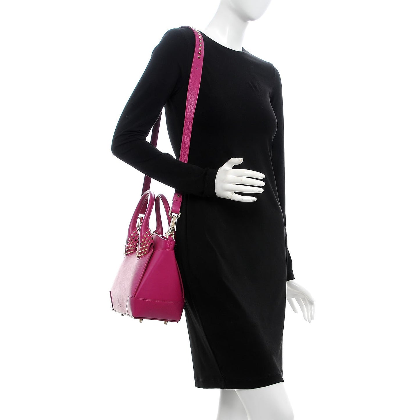 Calfskin Small Eloise Tote Fuchsia