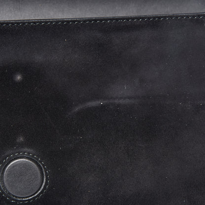 Gucci Suede Pearly GG Marmont Clutch Black 9 of 10