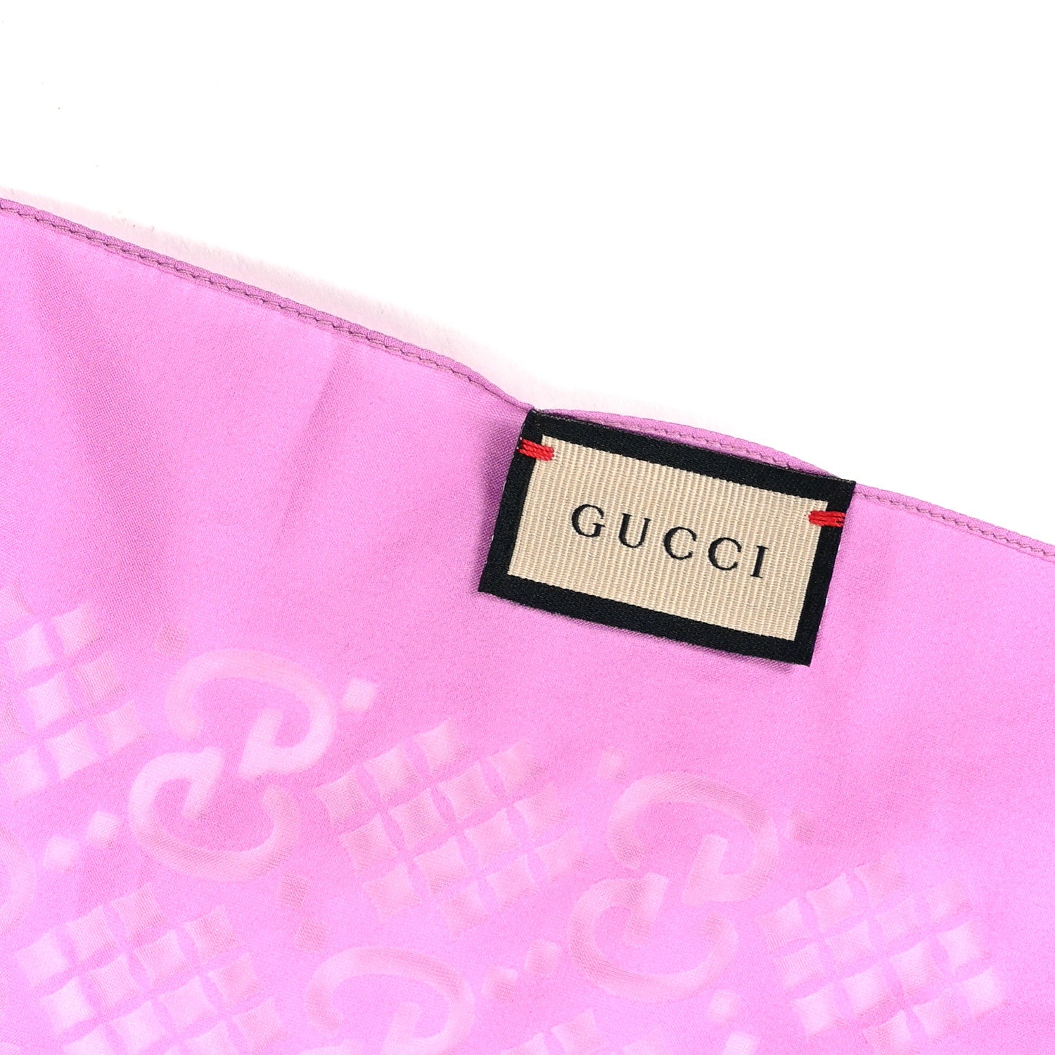 Gucci Silk Monogram Diamante Stole Lilac 3 of 3