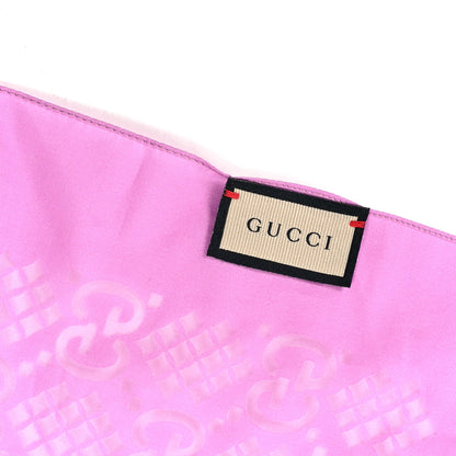 Gucci Silk Monogram Diamante Stole Lilac 3 of 3