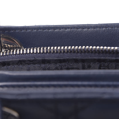 Christian Dior Lambskin Cannage Large Lady Dior Navy Blue 11 of 11