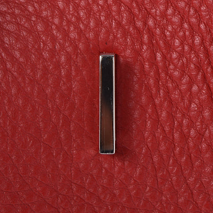 Hermes Taurillon Clemence Birkin 35 Rouge Casaque 15 of 33