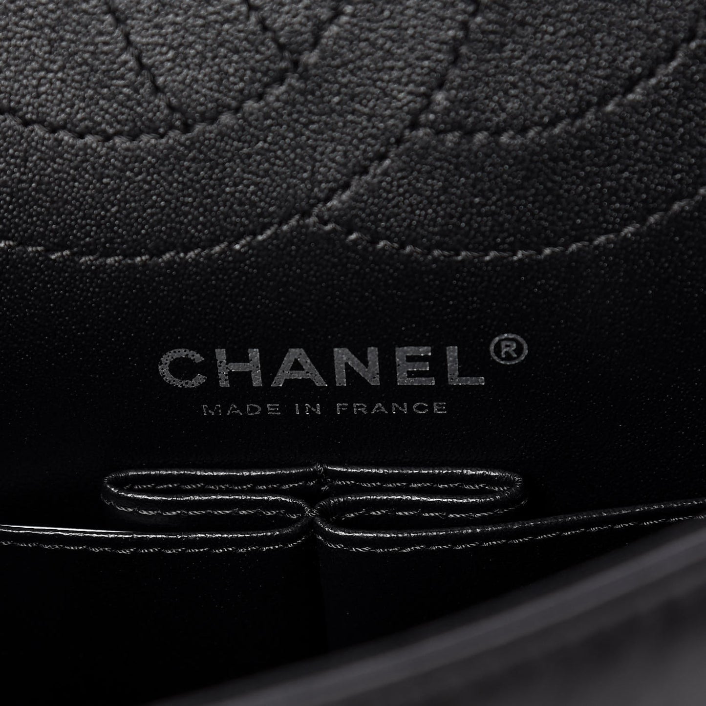 Aged Calfskin Chevron Quilted 2.55 Reissue 225 Flap So Black