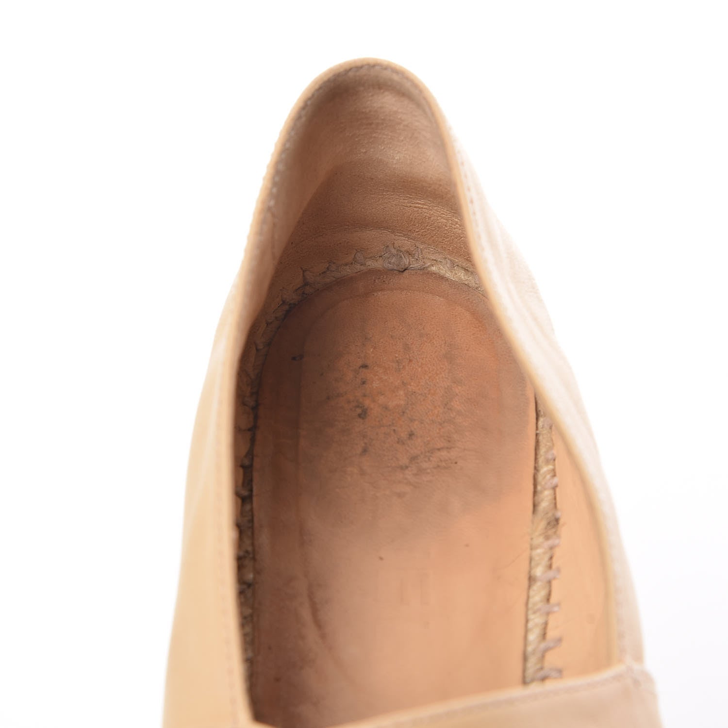 Chanel Lambskin CC Espadrilles 40 Beige Black 13 of 14