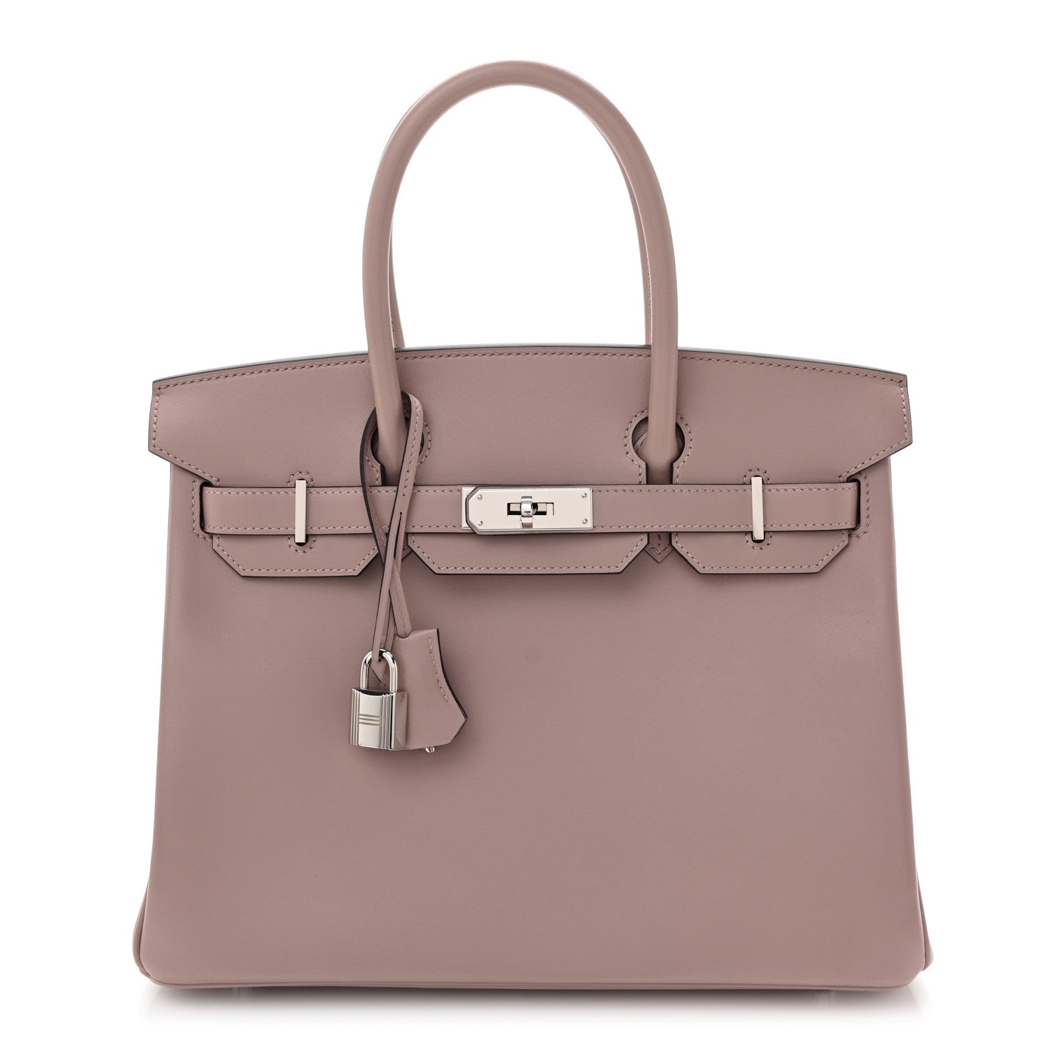 Hermes Veau Tadelakt Birkin 30 Glycine 1 of 24