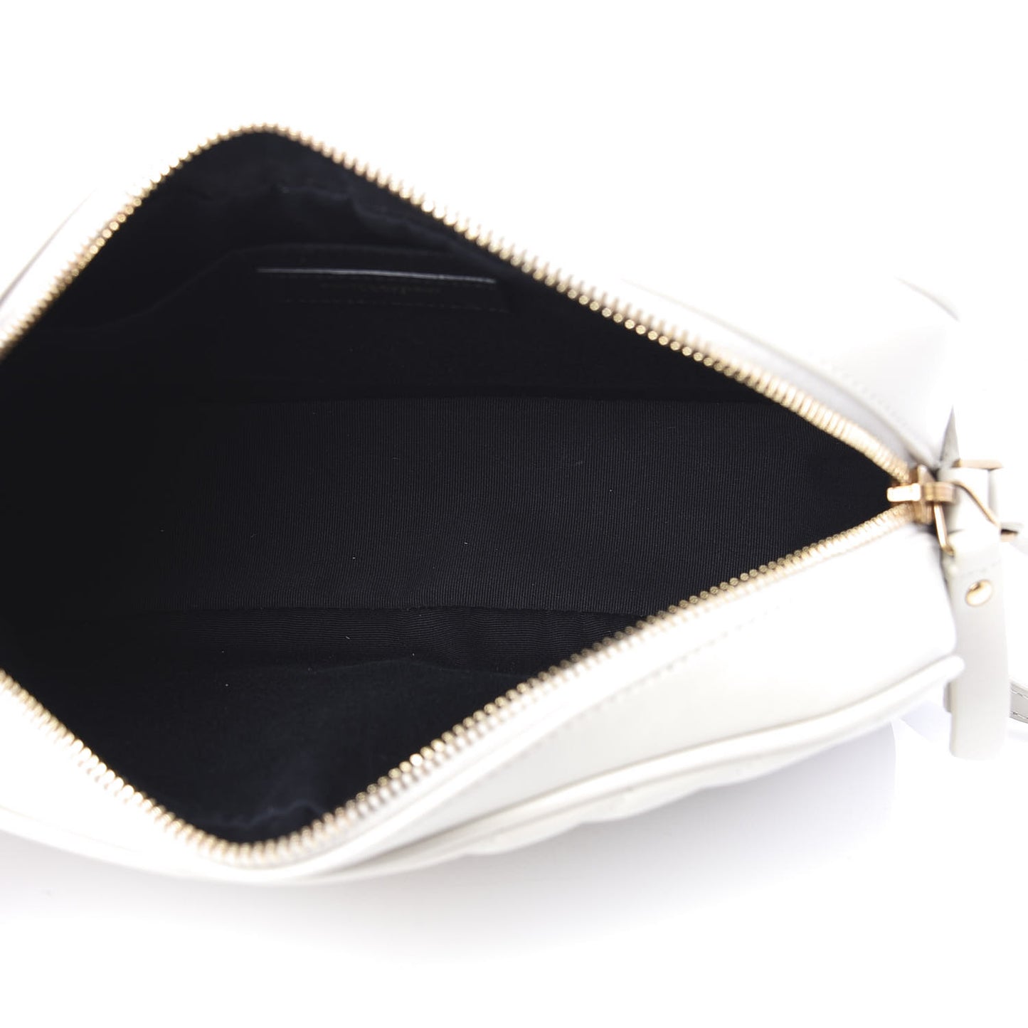 Calfskin Matelasse Monogram Lou Camera Bag Crema Soft