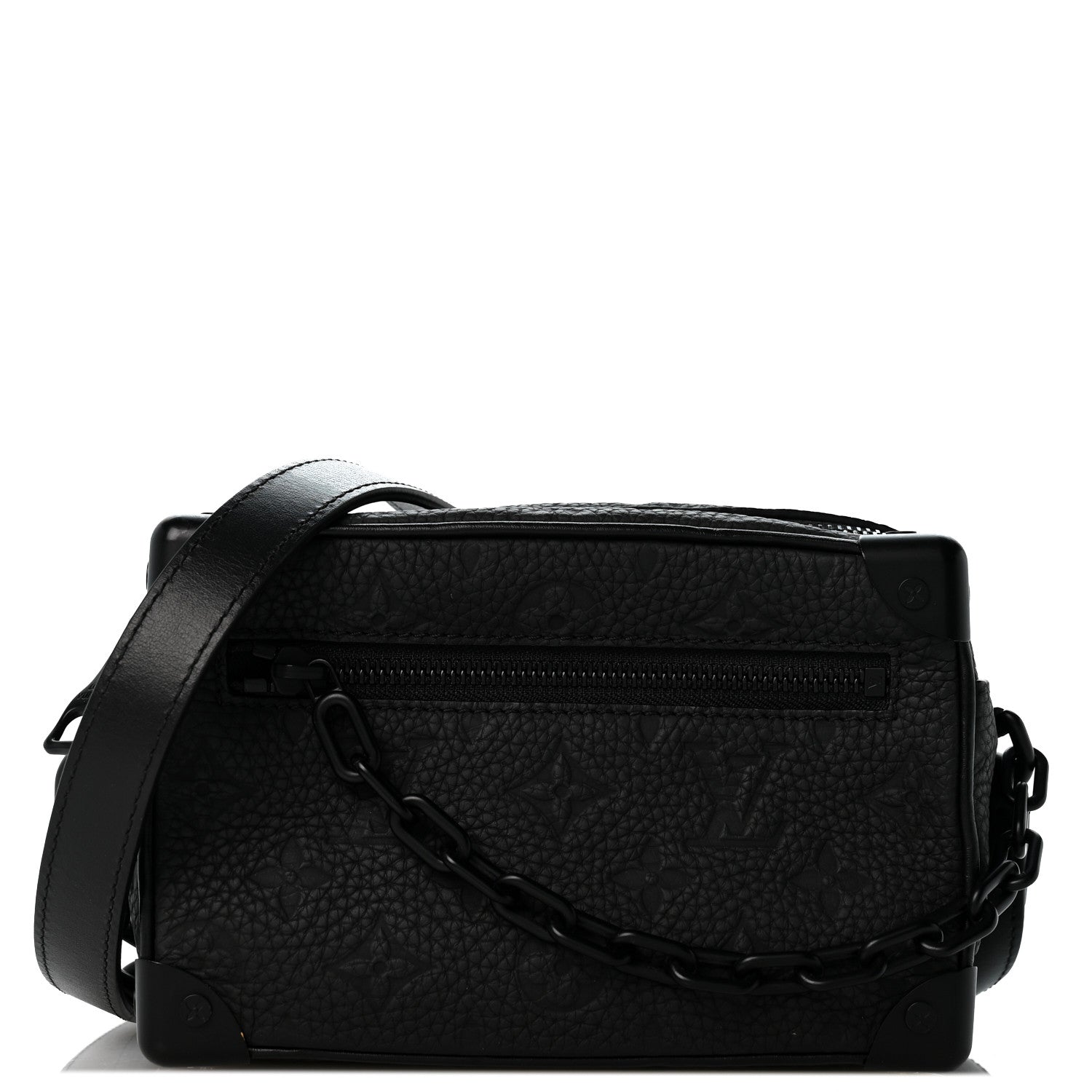 Louis Vuitton Taurillon Monogram Mini Soft Trunk Black 1 of 11