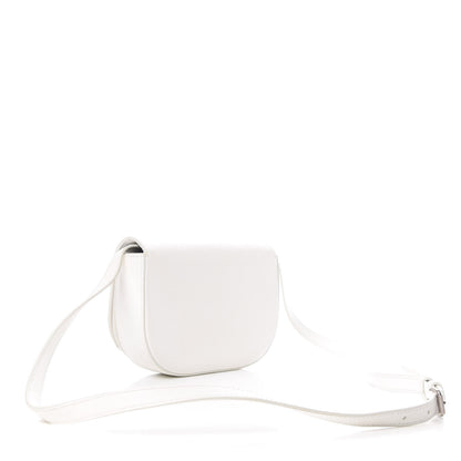 Balenciaga Grained Calfskin Logo Print Ville Day Bag XS White 4 of 10