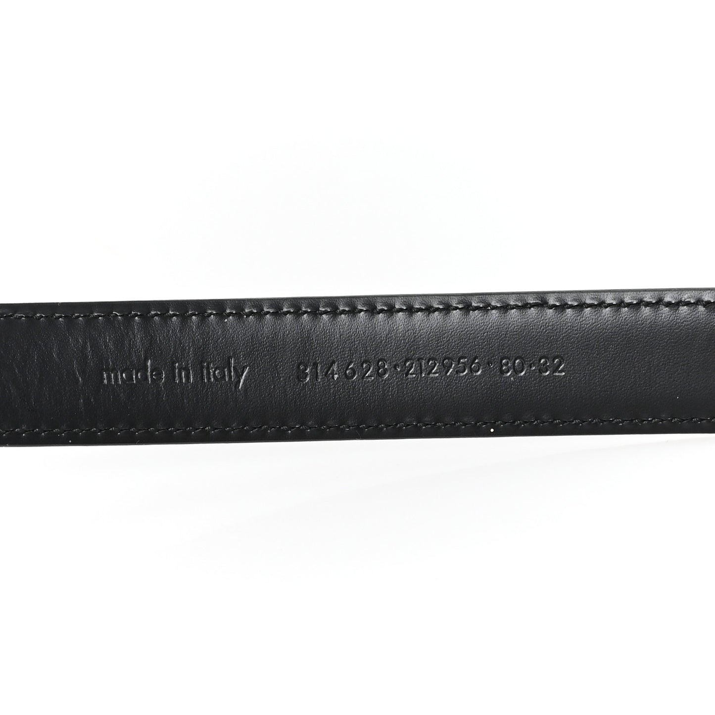 Patent Buckle Belt 80 32 Black