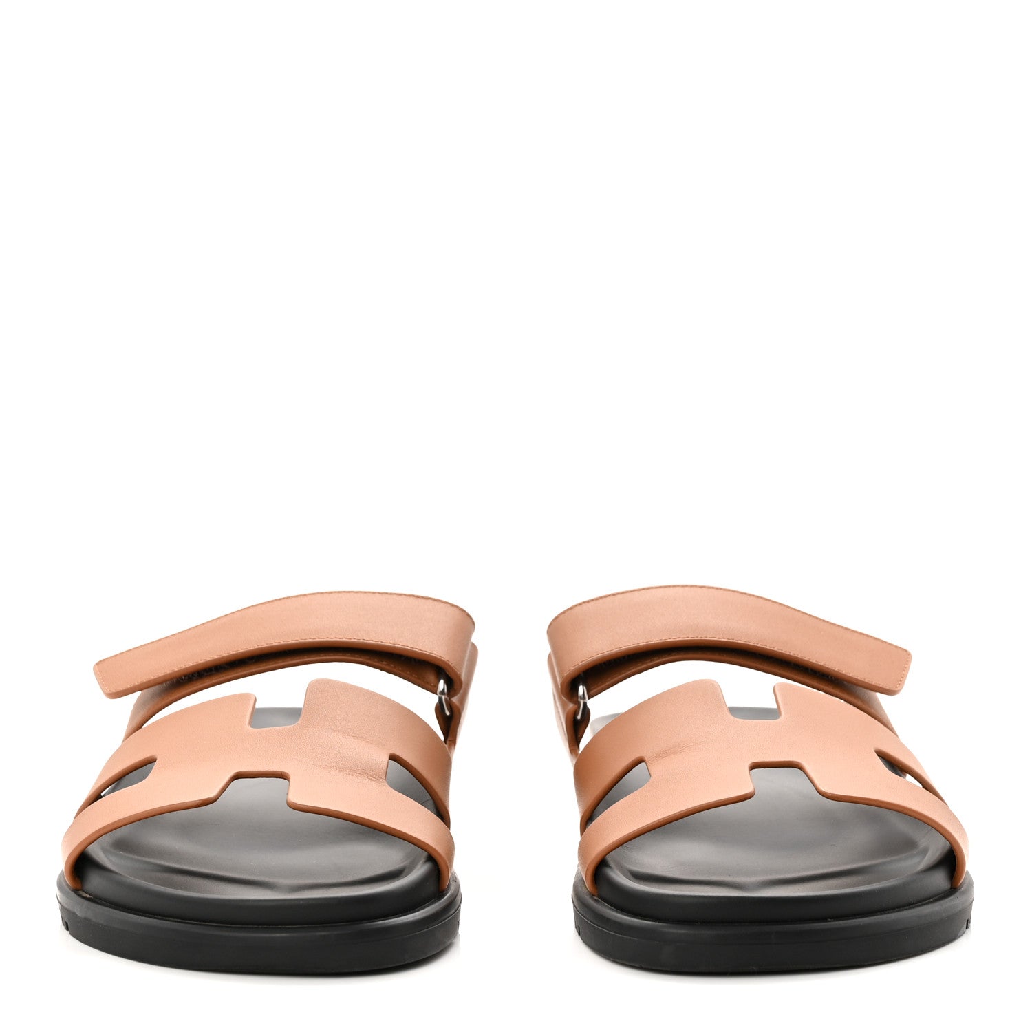 Hermes Calfskin Womens Chypre Sandals 36 Naturel 2 of 10